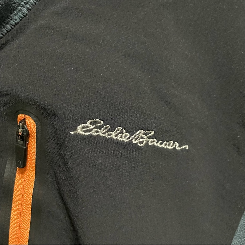Eddie Bauer Grey Fleece 1/4 Zip Pullover Men’s XL - Picture 3 of 12